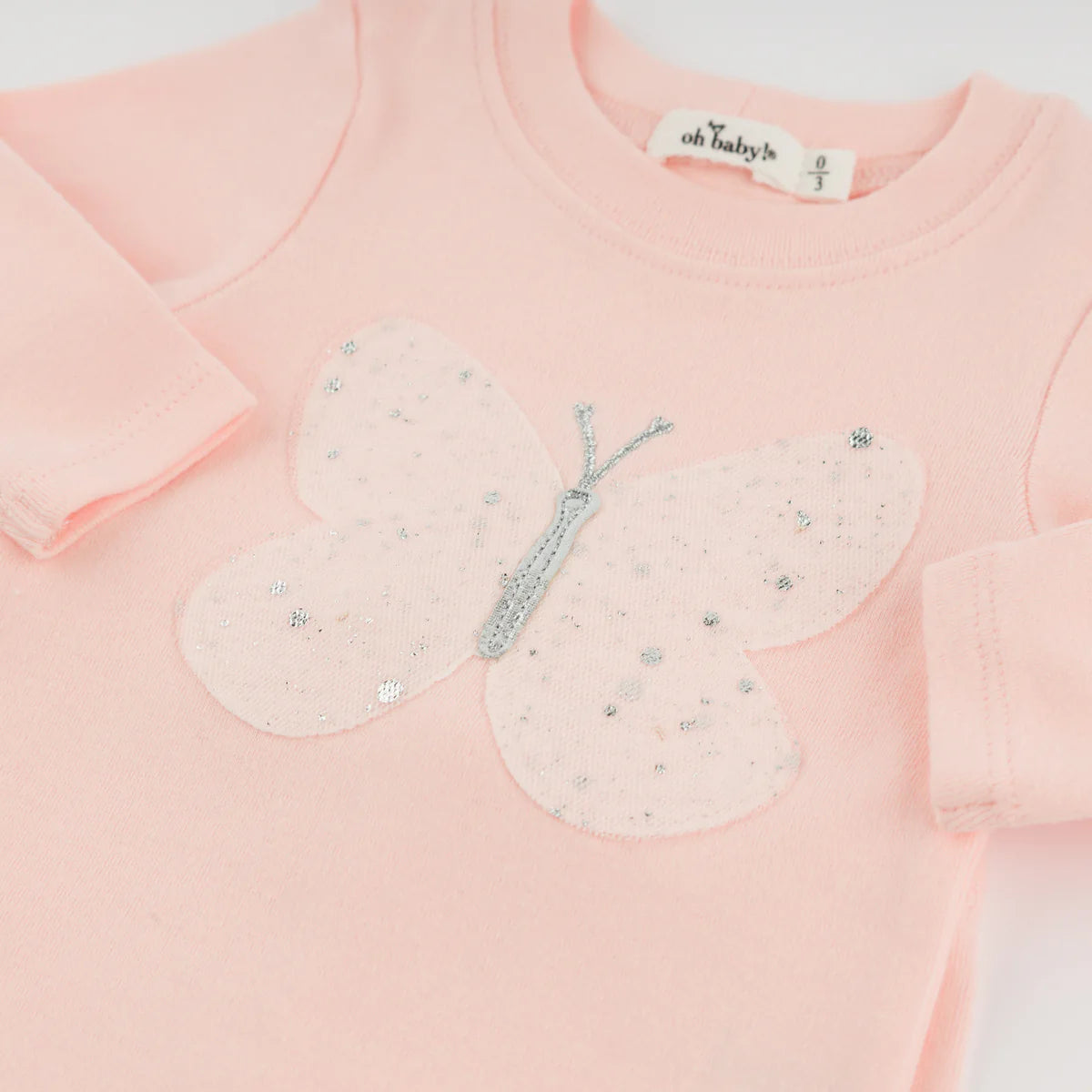 Butterfly Cream/Pink Set